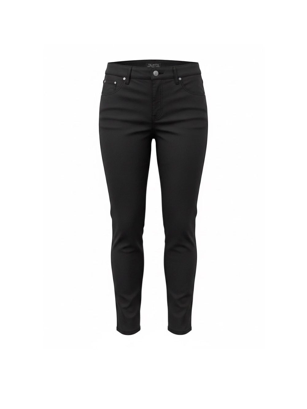 Talbots Flawless Five Pocket Slim Ankle Black Pants Jeans Petite 4P